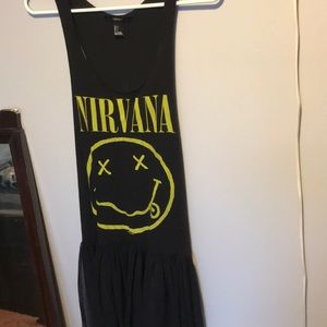 Nirvana nevermind dress black